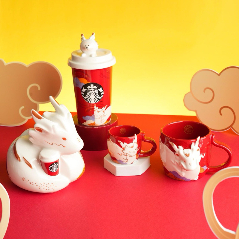 Cốc Mug BST Starbucks Vietnam Year Of The Dragon 2024