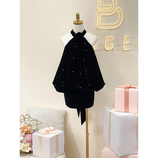 Set nhung cổ yếm cao cấp 𝐁𝐀𝐆𝐄𝐎