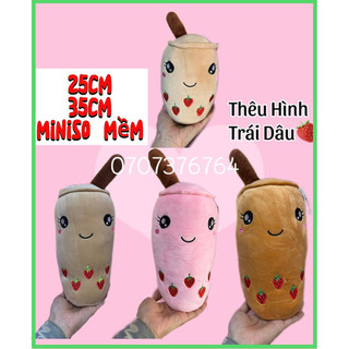 [Sỉ] Gấu Bông LY TRÀ SỮA 35cm From Mập Ú Siêu Cute- Chất Miniso Mềm - Xịn Xò