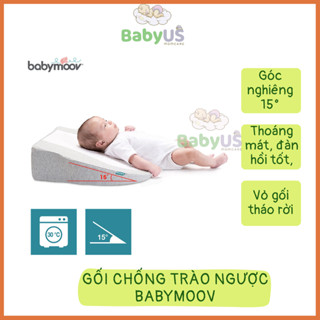 Gối chống trào ngược Babymoov chống đầy hơn nôn trớ cho bé [BabyUS]