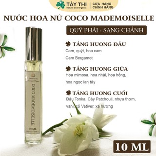 10ml tinh dầu nước hoa nữ Coco Mademoiselle Intense sang trọng, tinh tế, quý phái - dầu thơm lưu hương lâu