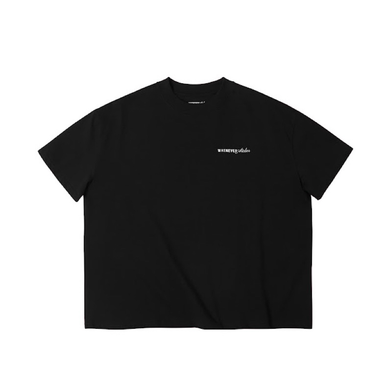 WHENEVER" LOGO OVERSIZE T- SHIRT