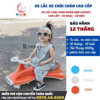 Xe lắc chòi chân cho trẻ em mẫu mới - hàng xịn cao cấp chắc chắn