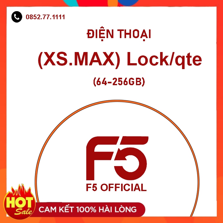 Điện thoại (XS.MAX) QT/Lock zin all - F5 OFFICIAL | BigBuy360 - bigbuy360.vn