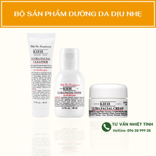 Bộ dưỡng da dịu nhẹ Kiehl's Ultra Facial phù hợp cả da nhạy cảm