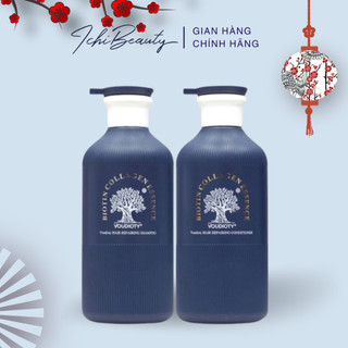 Dầu gội xả Biotin Collagen Voudioty Repair Shampoo Conditioner mọc tóc ngăn rụng Keratin phồng tóc 500ml Ichibeauty.vn