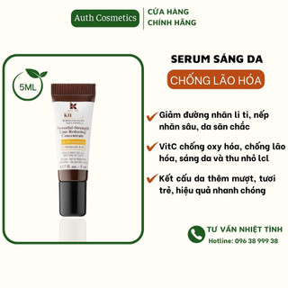 Serum chống lão hoá sáng da Vitamin C Kiehls Powerful-Strength Line-Reducing Concentrate 5ml