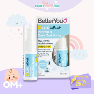 Vitamin D dạng xịt Dlux Better You cho bé 0m+