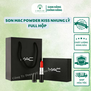 Son Mac Powder Kiss Thỏi Son Nhung Lì lâu Trôi Chính Hãng 3g