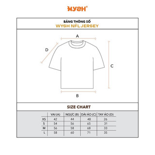 Áo Thun WYSH NFL Jersey Tee