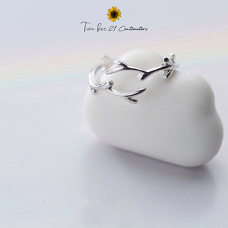 Nhẫn bạc Oliu Nhẫn bạc Tiệm bạc 21Centimeters