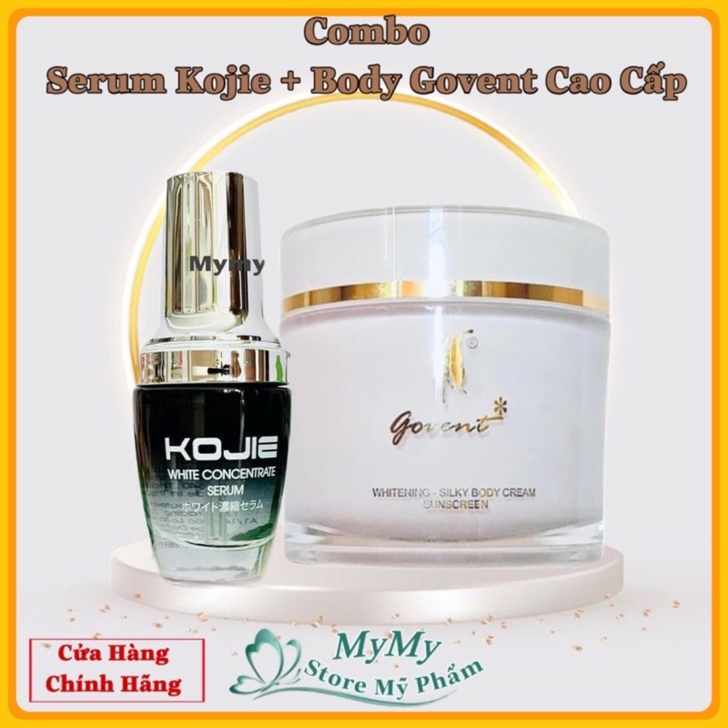 comBo Govent Cao Cấp + 1 chai Serum Kojie