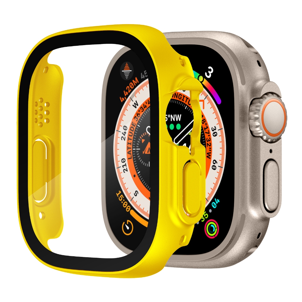 Ốp Case PC Mặt Kính Cường Lực Colorful cho Apple Watch Ultra / Apple Watch Ultra 2 49mm