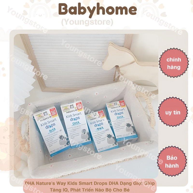 [date 1/2026] DHA Nature's Way Kids Smart dạng giọt cho bé Úc - 20ml