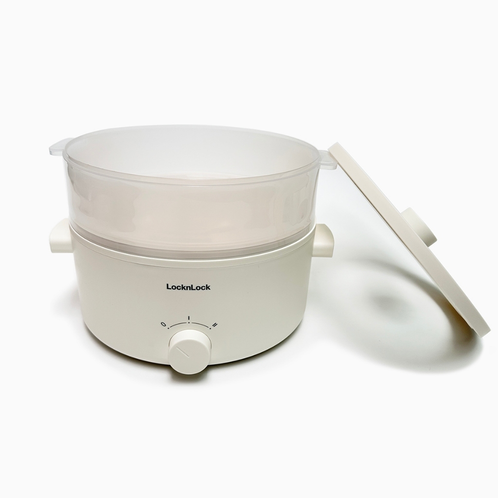 Nồi Điện Đa Năng Lock&Lock Bianco Electric Multipot EJP134IVY | EJP124IVY - Hàng chính hãng