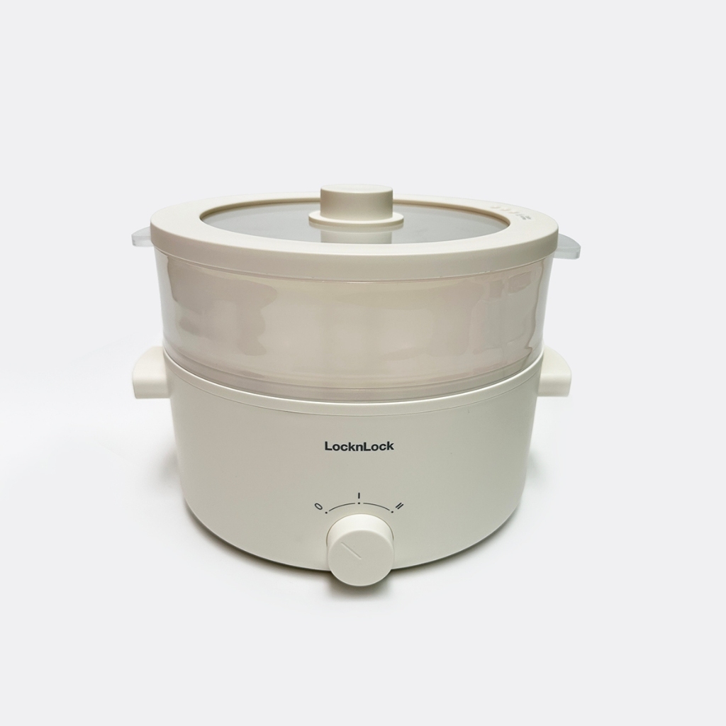 Nồi Điện Đa Năng Lock&Lock Bianco Electric Multipot EJP134IVY | EJP124IVY - Hàng chính hãng