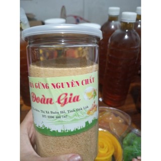 Trà Gừng hòa tan đường phèn nhà làm 500gr, trà gừng