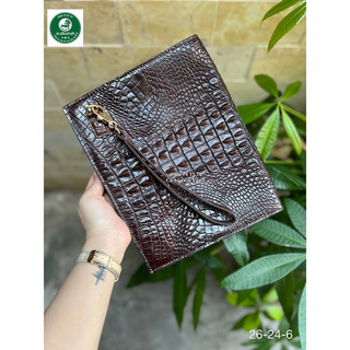 CLUTCH DA CÁ SẤU THẬT CÁ SẤU GÒ VẤP