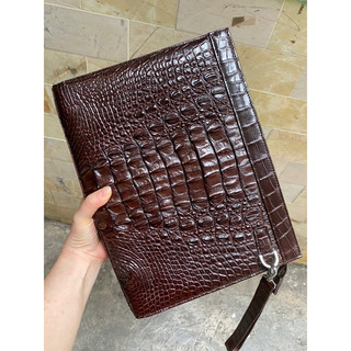 CLUTCH DA CÁ SẤU THẬT CÁ SẤU GÒ VẤP
