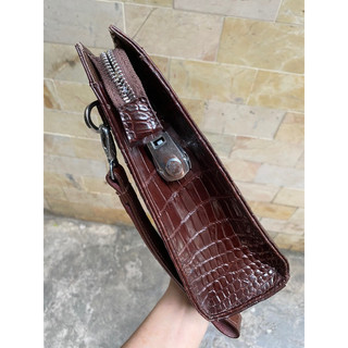 CLUTCH DA CÁ SẤU THẬT CÁ SẤU GÒ VẤP