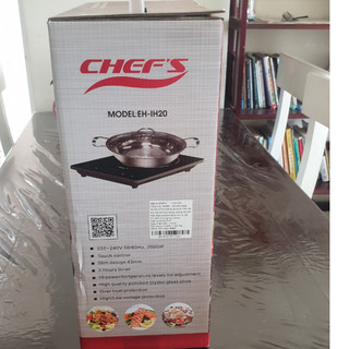 Bếp từ domino/ Bếp đơn Chef's EH-IH20 (tặng kèm nồi lẩu)