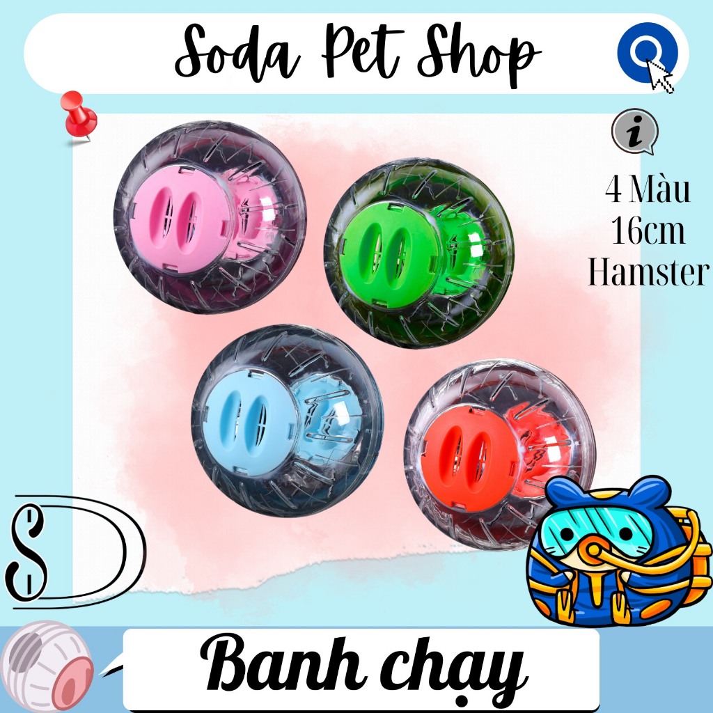 Banh Chạy 16cm Cho Hamster