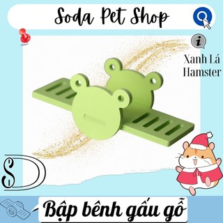 Bập Bênh Gấu Gỗ Cho Hamster