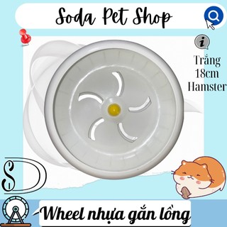Wheel Nhựa Gắn Lồng 18cm Cho Hamster