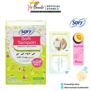 BVS Sofy Soft Tampon - Băng vệ sinh Sofy Soft Tampon Super siêu thấm gói 9 miếng