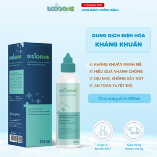 Dung dịch kháng khuẩn DIZIGONE chăm sóc tổn thương lành nhanh, không đau xót, tái tạo da, ngăn ngừa sẹo 300ml