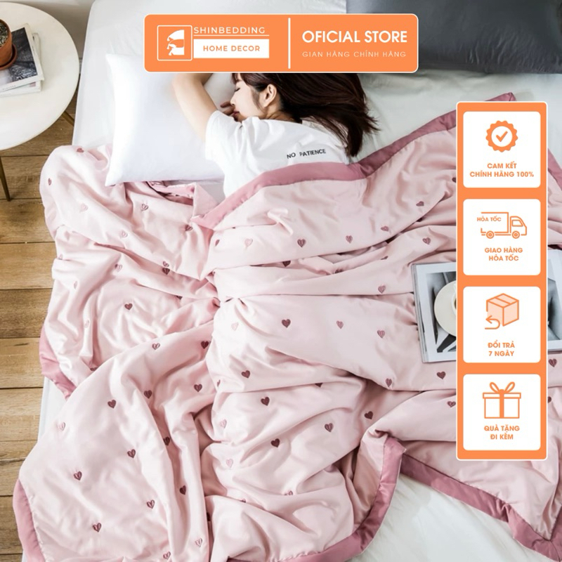 Chăn Hè Lụa Cao Cấp Mềm Mượt Thoáng Mát (Shinbedding)