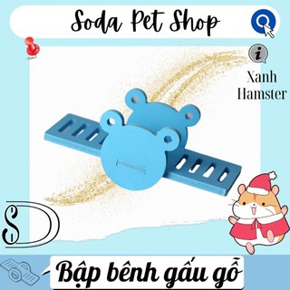 Bập Bênh Gấu Gỗ Cho Hamster