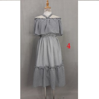Đầm Maxi voan đuôi cá bèo ngực