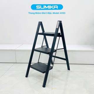 Thang ghế gia đình 3 bậc sumika a103, chiều cao 68cm