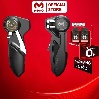 Tay cầm gaming cho tablet memo Akpad 6k chơi game 6 ngón FF PUBG COD thiết kế công thái học siêu nhạy