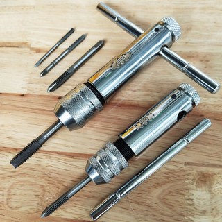 Tay quay taro ren tự động lắp cho các mũi taro từ m3 - m8 - m12