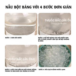 Bột báng Thái Lan nấu chè (Trân châu nhỏ mini) - Lãn Ông