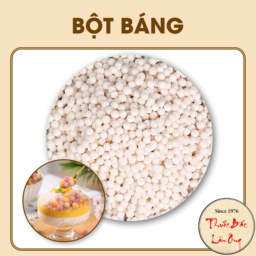Bột báng Thái Lan nấu chè (Trân châu nhỏ mini) - Lãn Ông