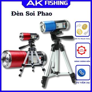 Đèn Pin Soi Phao Câu Đài Ban Đêm 4 Chế Độ Màu PKN-47 dùng câu đài đêm câu lục AKFSHING