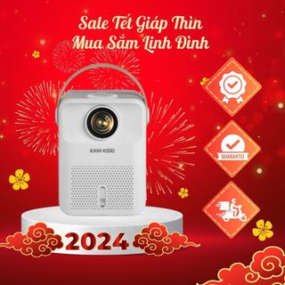 Máy chiếu mini kaw-k950, full hd 1080, máy chiếu gia đình, xem phim tạị nhà - bảo hành 12 tháng