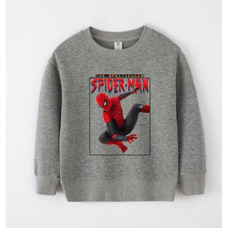 Áo nỉ thun cotton Spiderman 02 dài tay cho bé