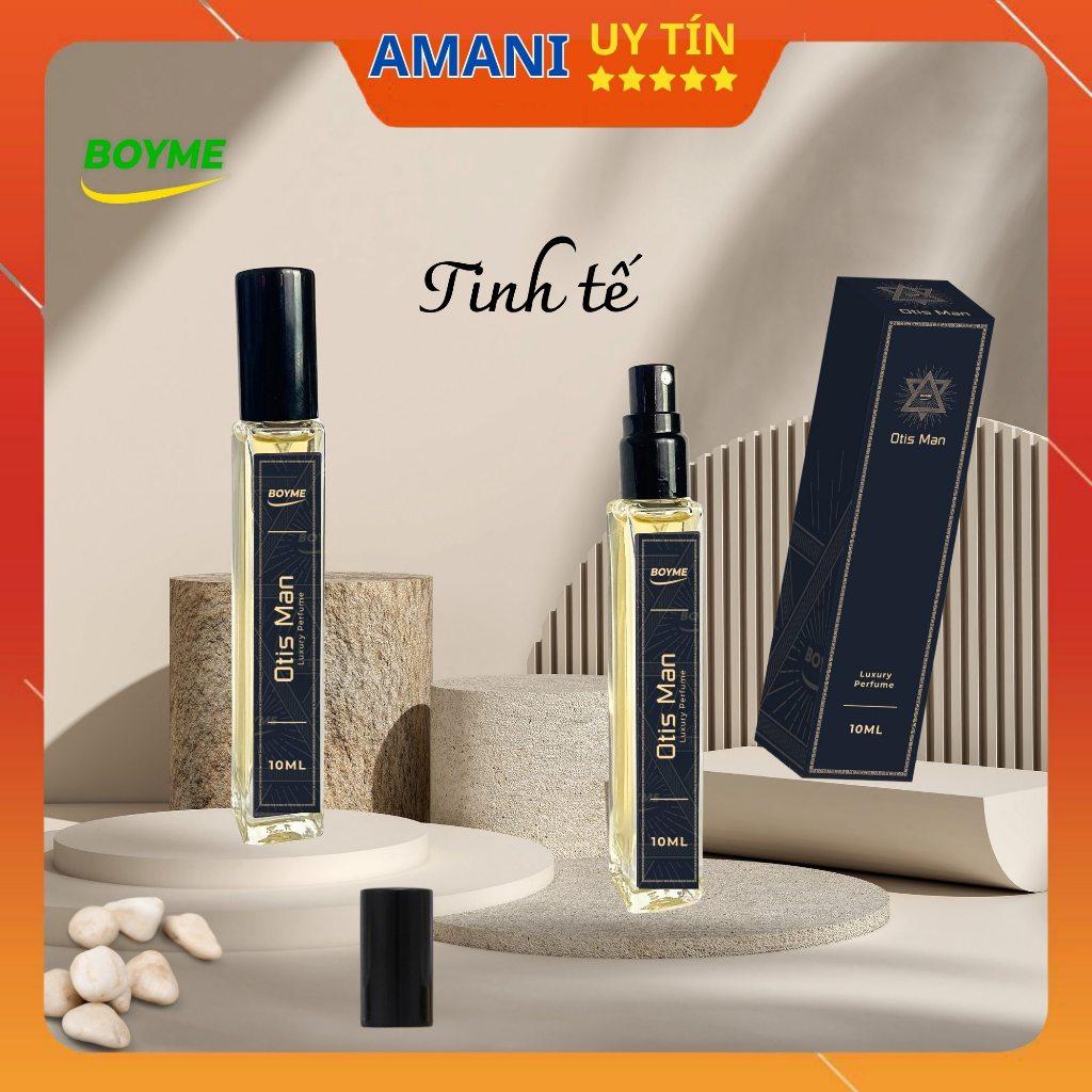 Body Mist Nam Cao Cấp Thơm Lâu Chính Hãng OTIS MAN 10ml Nam Tính Quyến Rũ Thơm 8h Với Nguyên Liệu Nhập Pháp