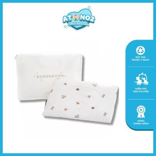 Gối sơ sinh Hàn Quốc, công nghệ Duraron siêu thoáng mát, dễ dàng điều chỉnh độ cao, mềm mại êm ái - DonoDono