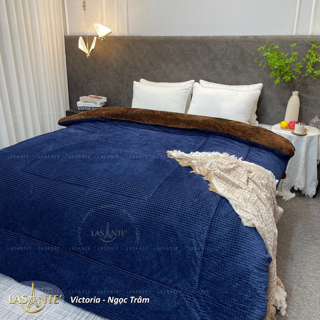 Chăn lông cừu chính hãng Lasante Pháp siêu rẻ
