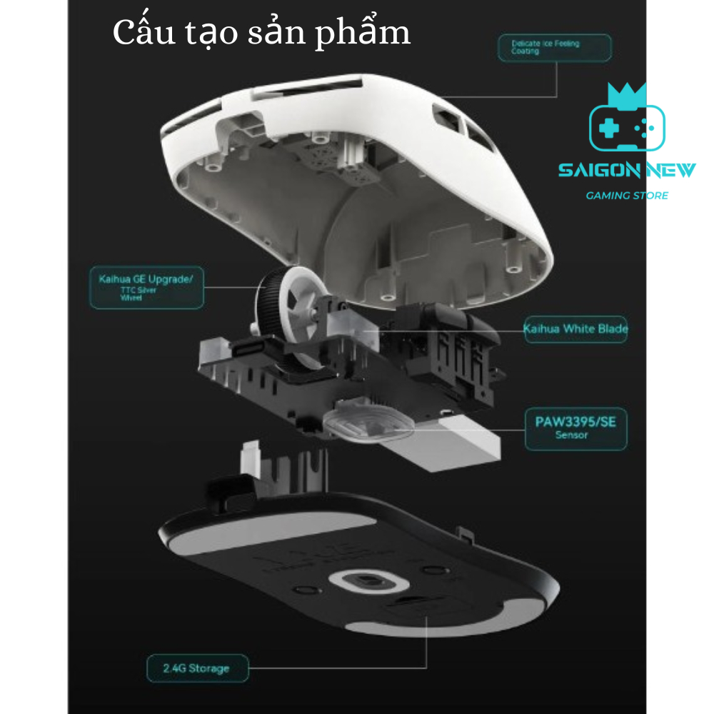 Chuột không dây VGN VXE R1 SE - SE plus - PROMAX - Chuột gaming dùng cho PC, laptop, Ipad | BigBuy360 - bigbuy360.vn