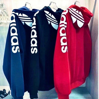 Áo khoác nỉ nam nữ,Áo khoác  Adidas Có Mũ Nam Nữ phong cách Hàn Quốc mặc cực chất