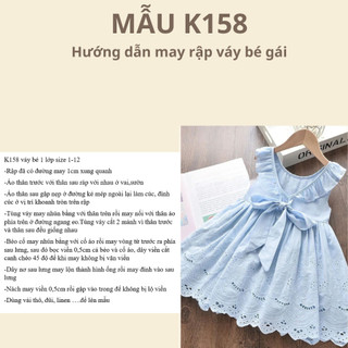 RẬP GIẤY A0 VÁY BÉ K158