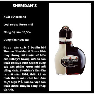 R.ượu sữa Bailey's Sheridan's