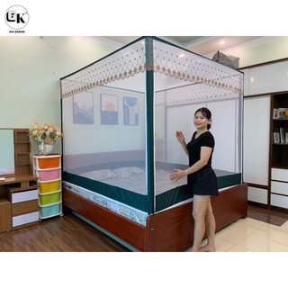 Màn Khung Không Khoan Tường 3 cửa Nhiều Kích Thước Phù Hợp Với Phòng Ngủ Của Mọi Gia đình