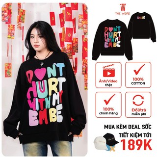 Local brand áo sweater the weird form rộng unisex oversize atk911